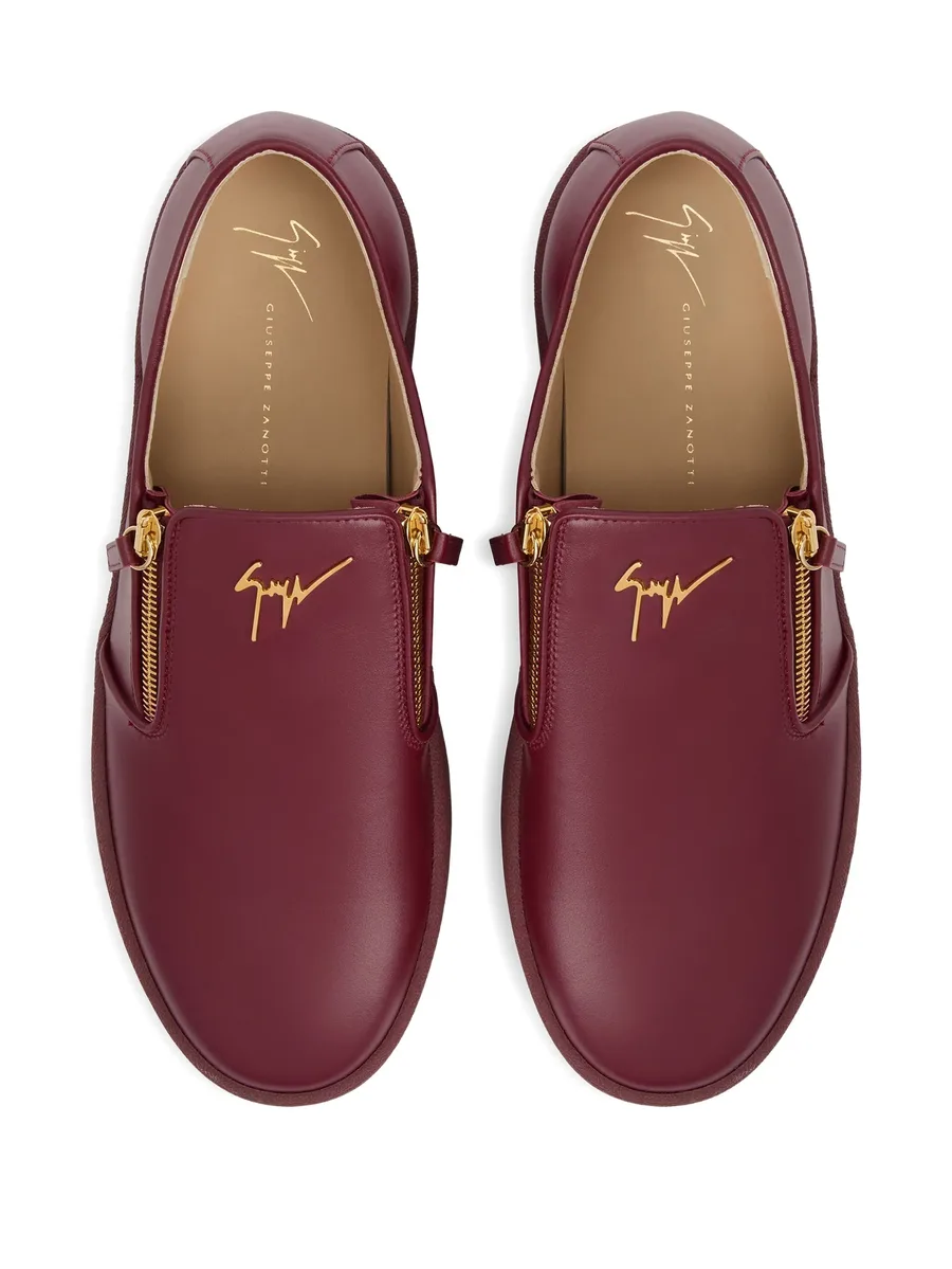 Gz-kobe signature-detail zipped slip-ons 8