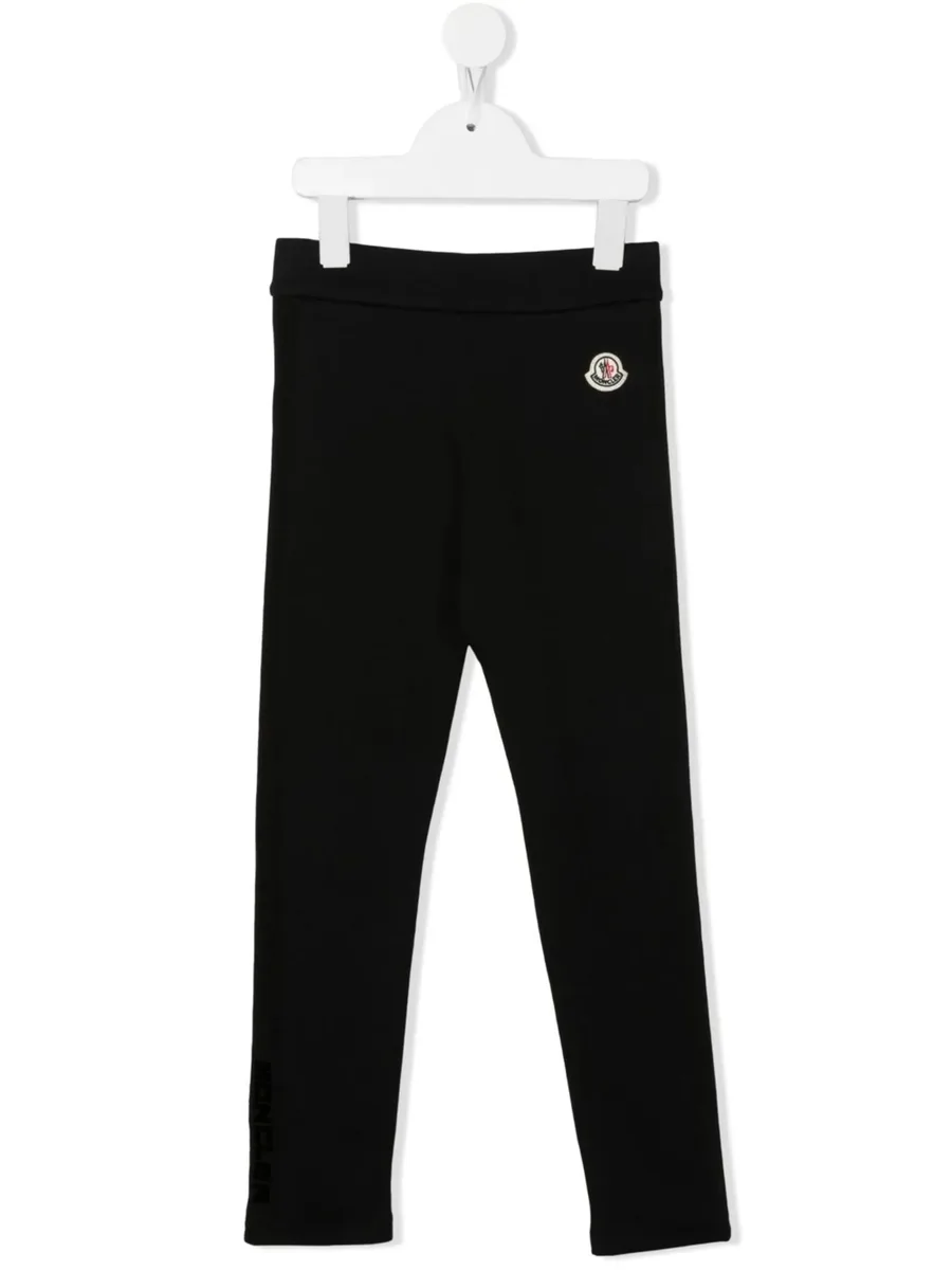 logo-patch jersey trousers 2