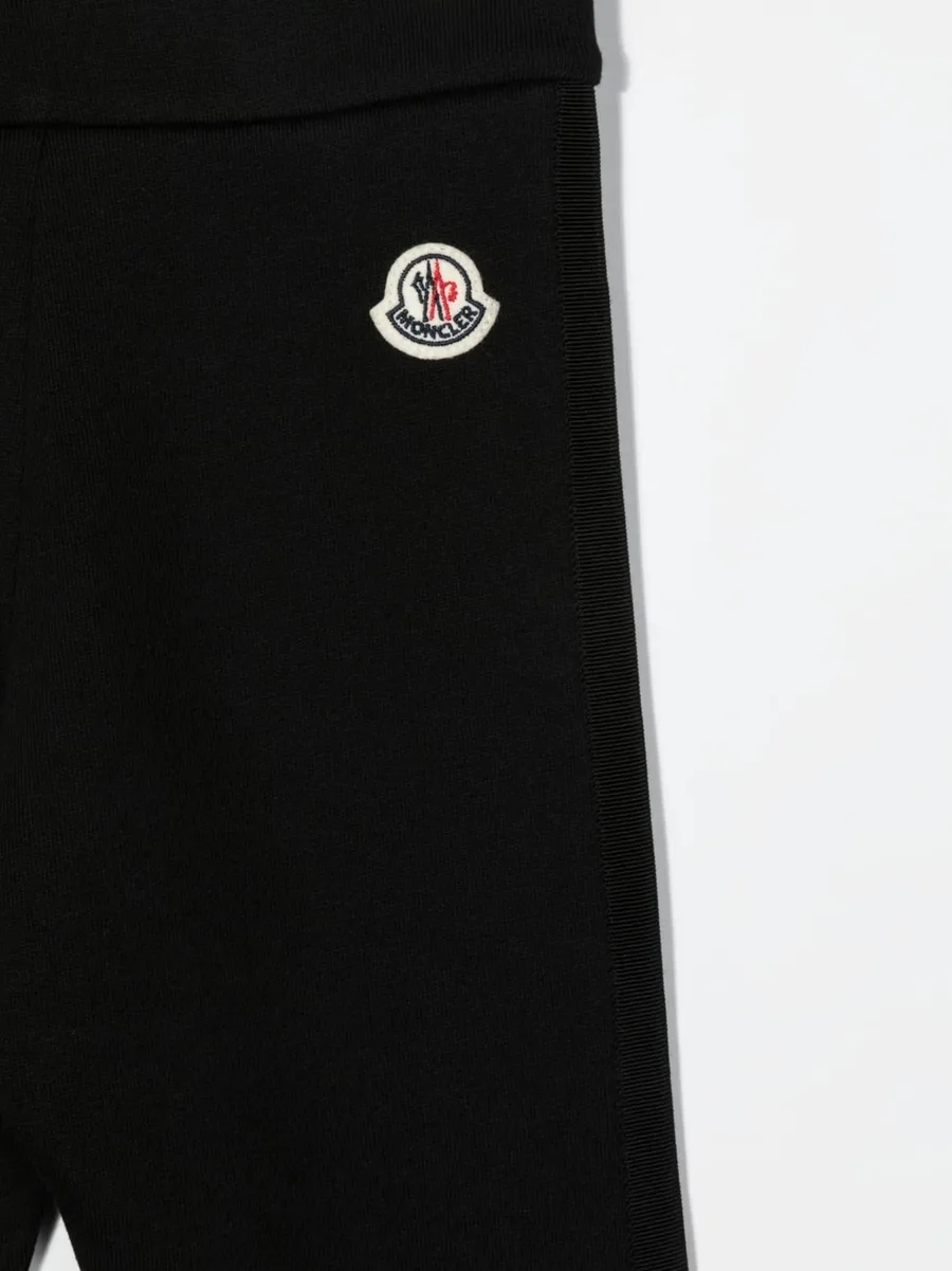 logo-patch jersey trousers 6