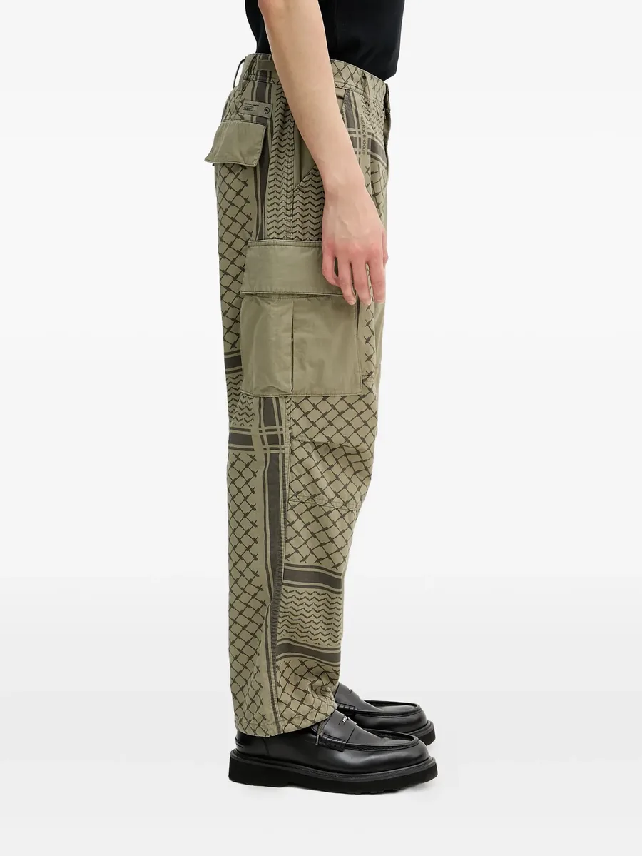 patterned cargo pants 6
