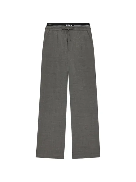 drawstring track pants