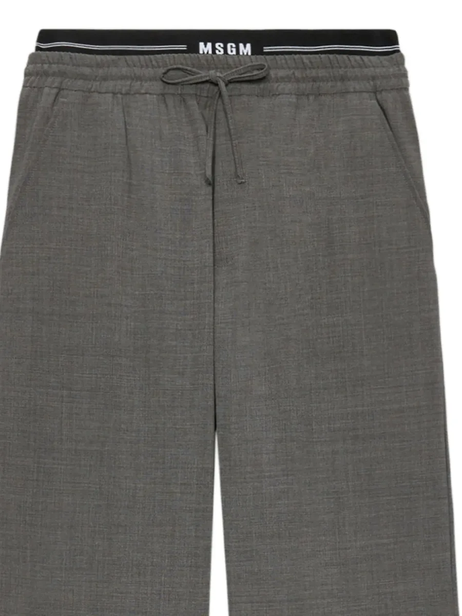 drawstring track pants 4