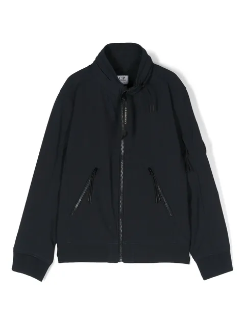 zip-up bomber jacket