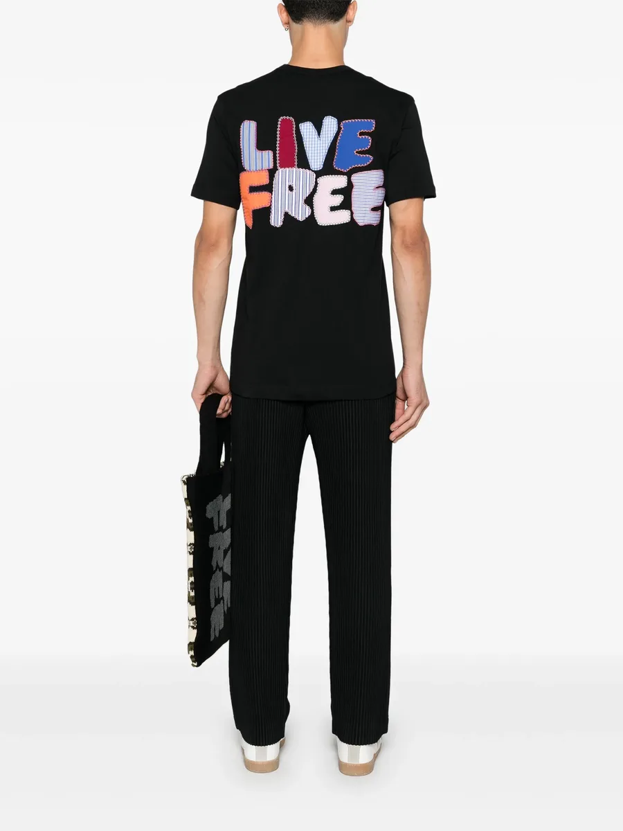 patch-lettering T-shirt 4