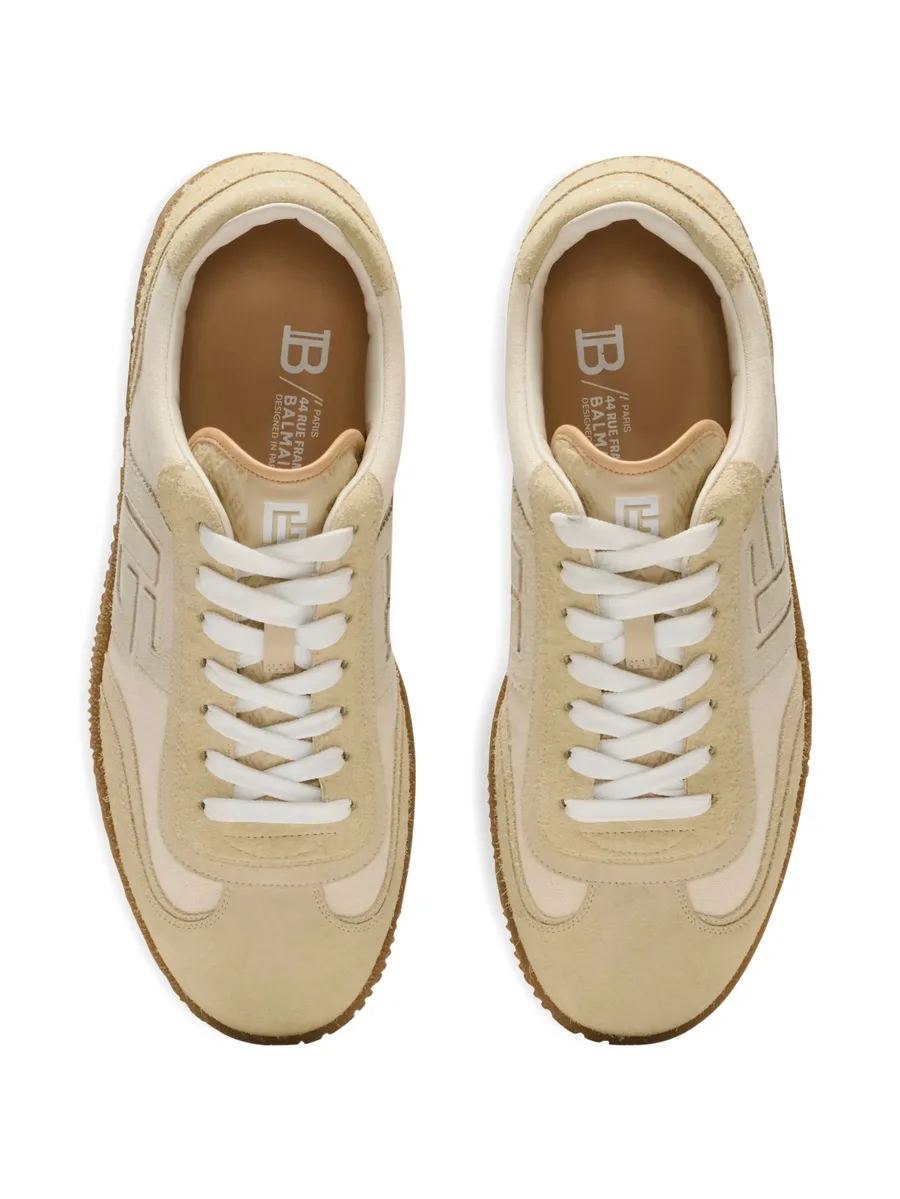Swan lace-up logo-detail sneakers 7