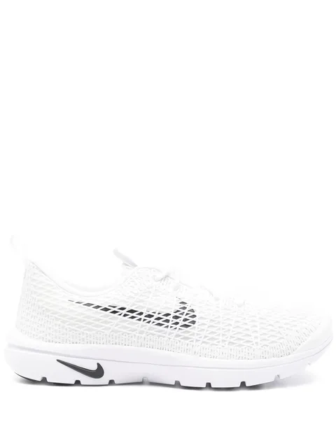 mesh-panelled sneakers