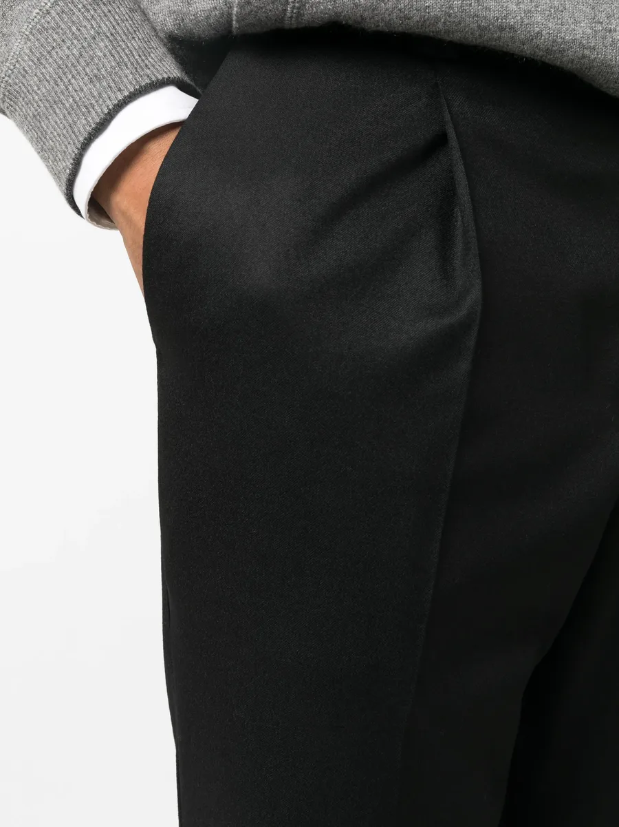 mid-rise wool chino trousers 10