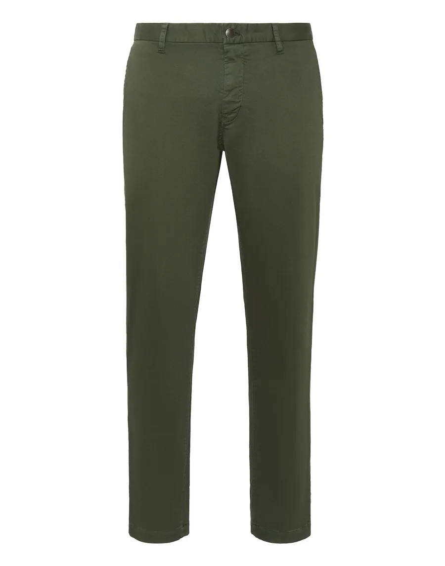 Hexagon patch slim-fit chinos 2