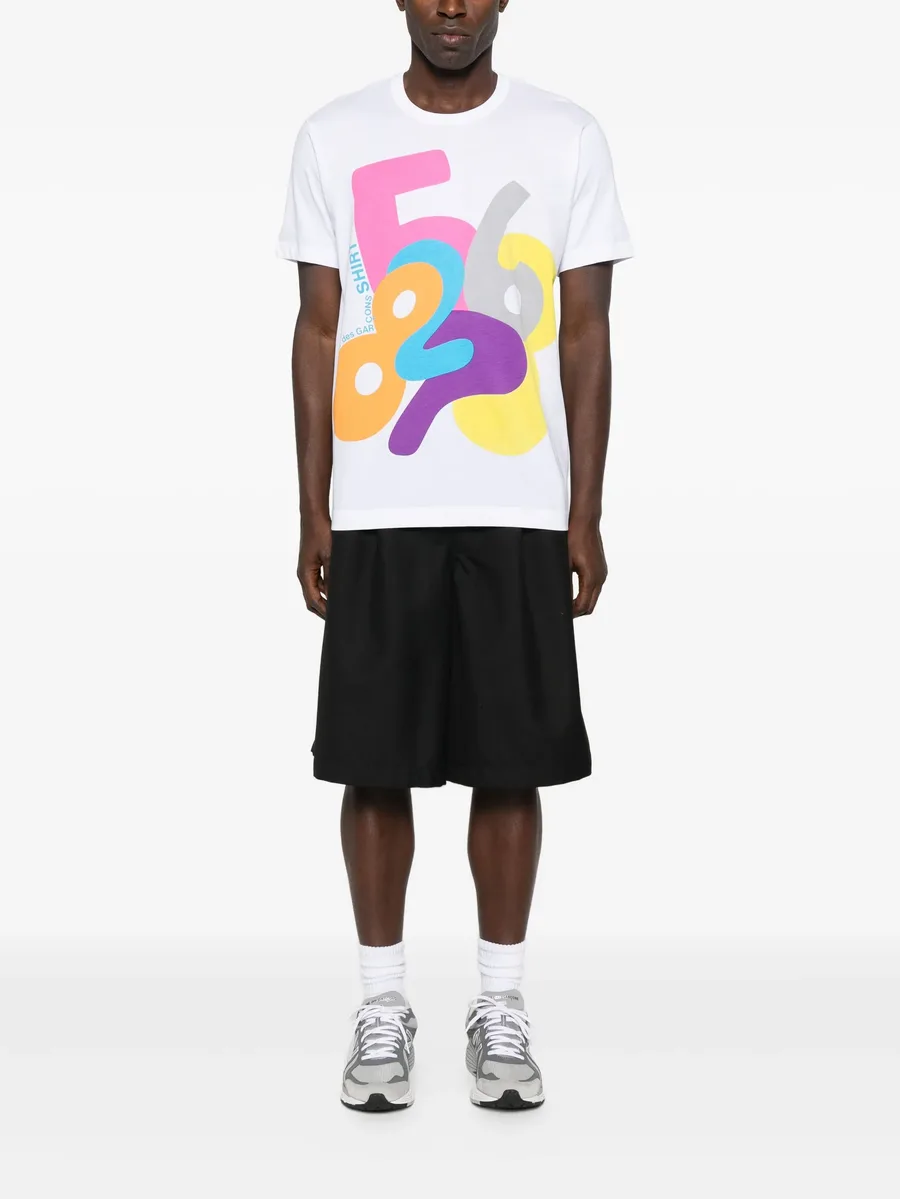 number print T-shirt 4