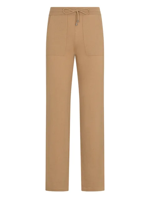 ribbed drawstring trousers