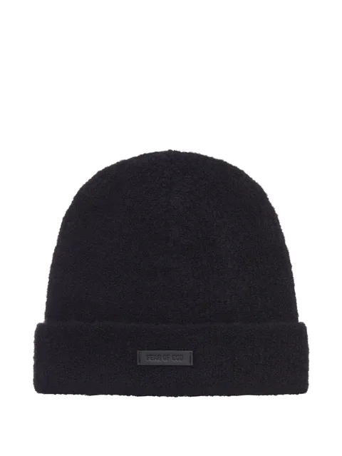 ribbed wool beanie
