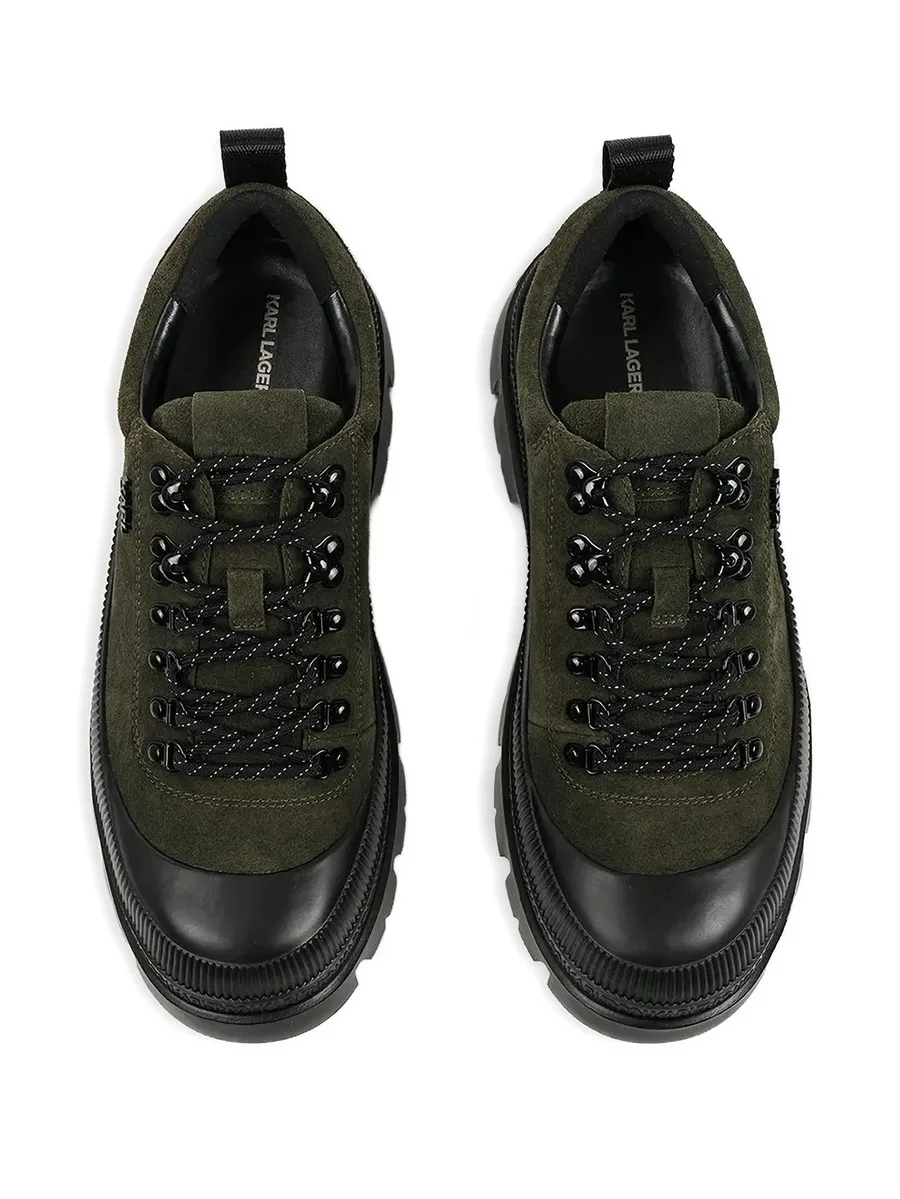 Trekka lace-up lug-sole sneakers 8