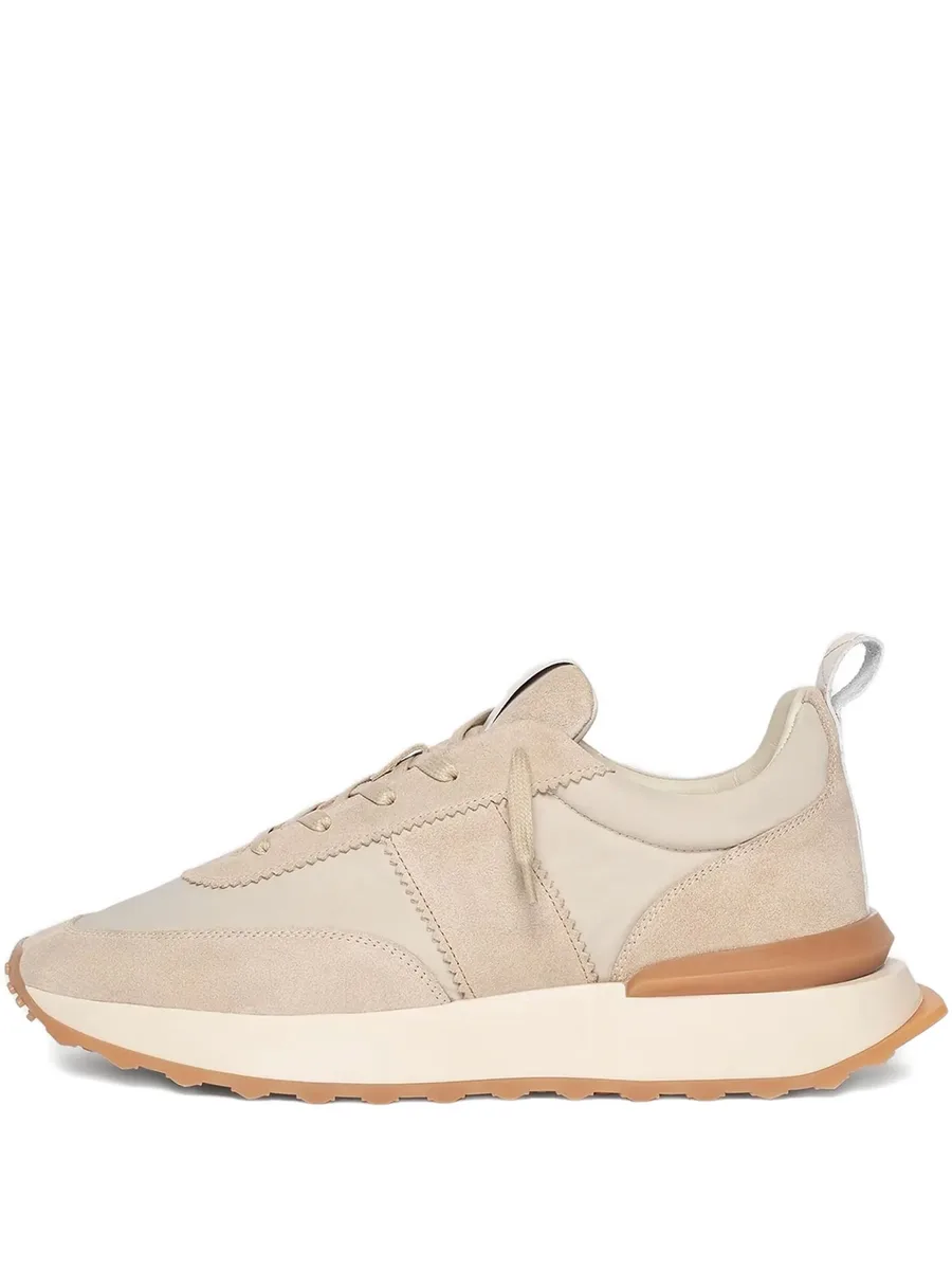 Monaco suede and nylon runner sneakers 1