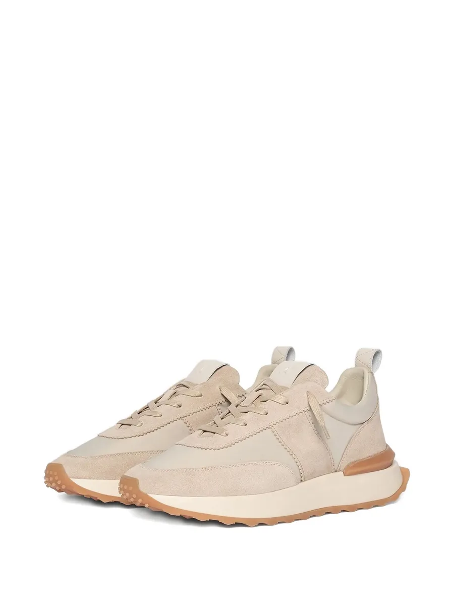 Monaco suede and nylon runner sneakers 4