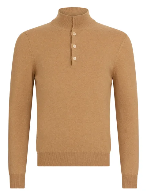 buttoned polo shirt