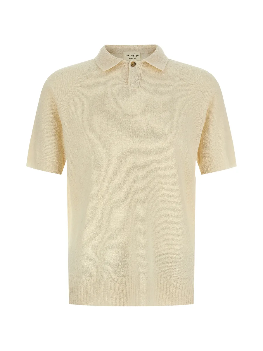 button-fastening polo shirt 1