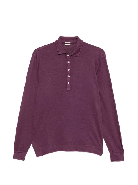 long-sleeve polo shirt