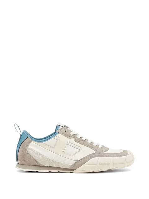S-Pagodha sneakers in leather and nylon with foam tongue