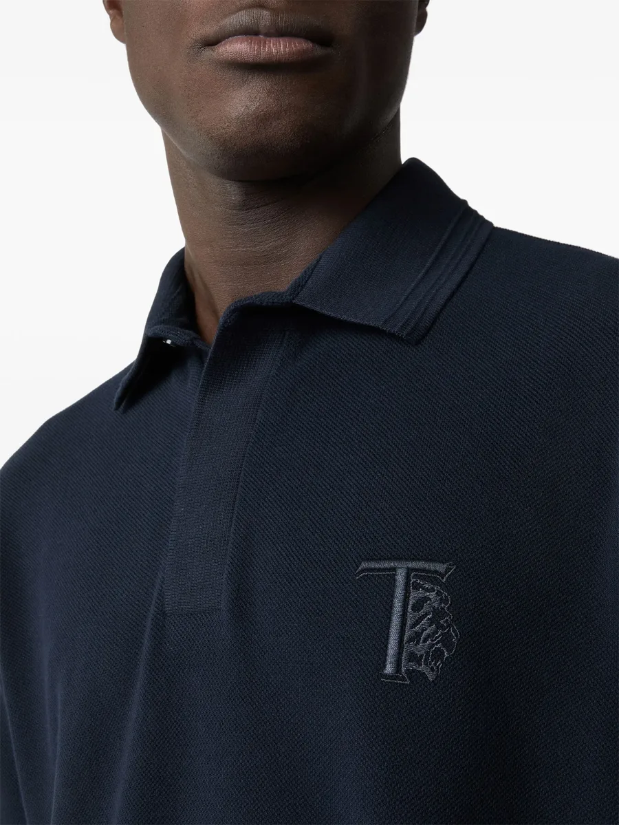 embroidered-logo polo shirt 8