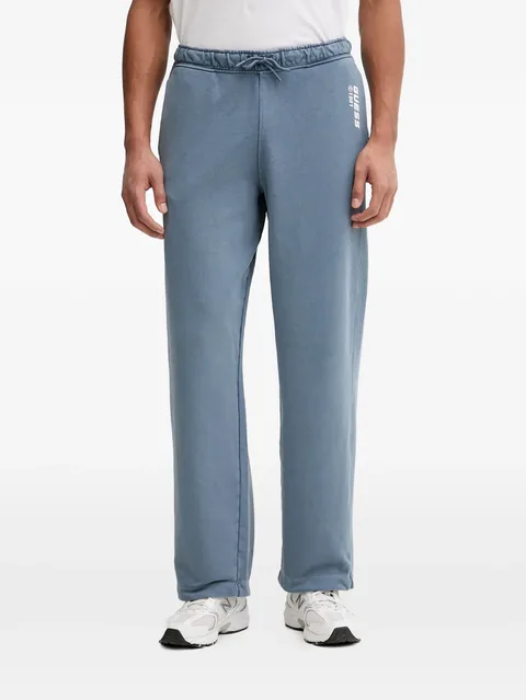 logo-print drawstring track pants