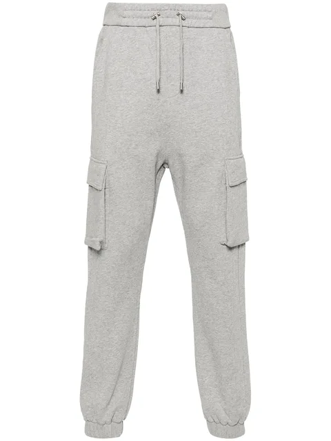 logo-print cotton track pants