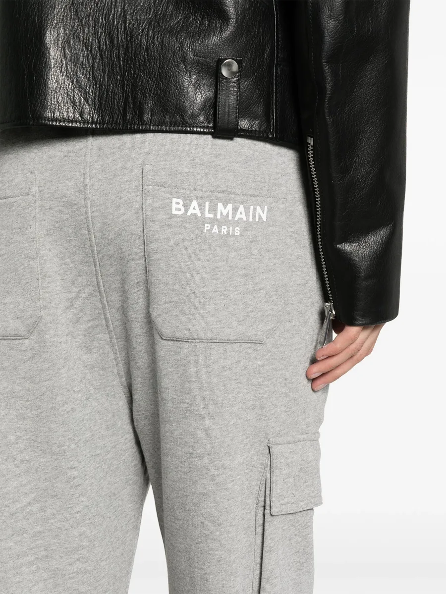 logo-print cotton track pants 9