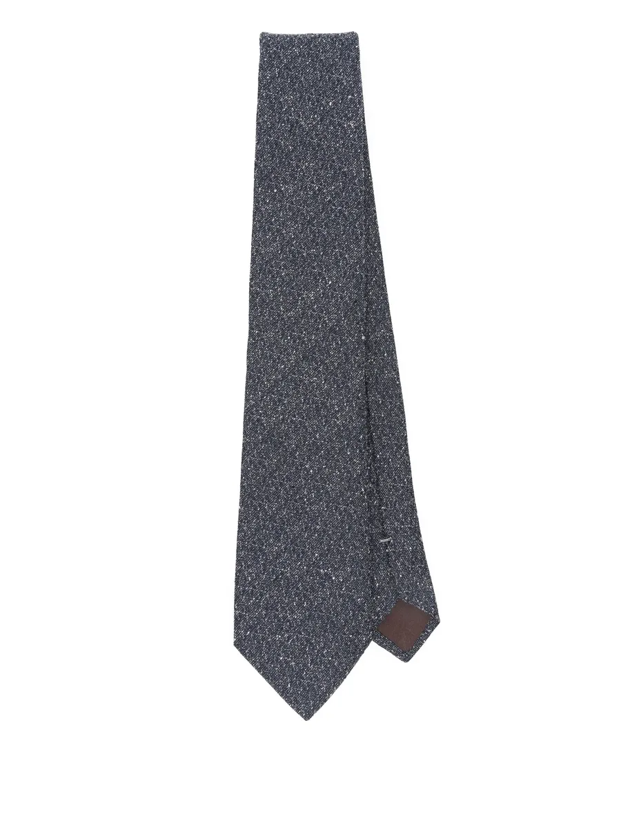 speckled silk-wool tie 2