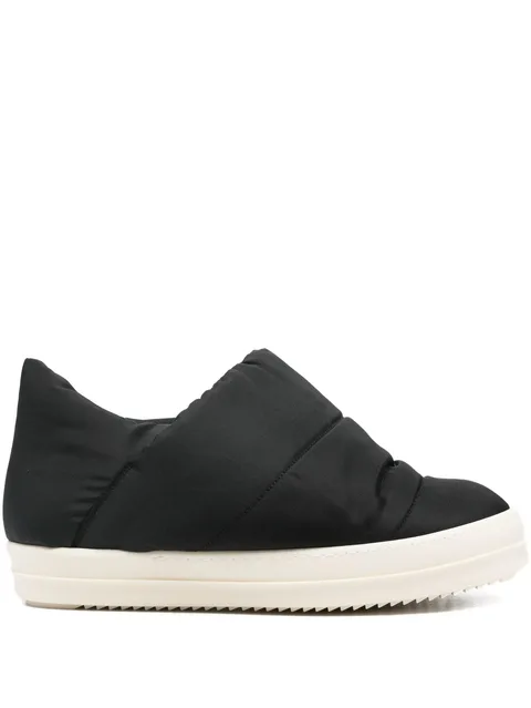 Puffer slip-on sneakers