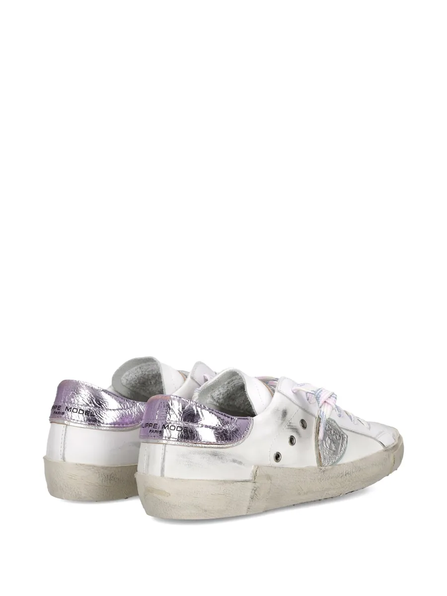 metallic distressed sneakers 6