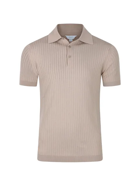 Makò ribbed-knit polo shirt