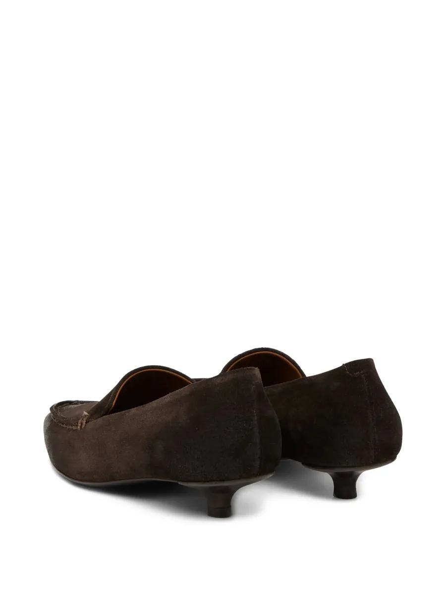 pointed-toe suede pumps 5