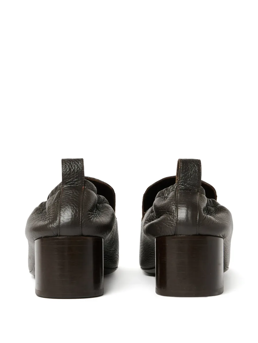 Moon square-toe pumps 5