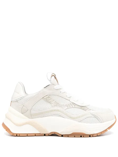panelled-design sneakers