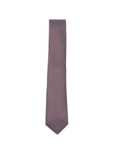 geometric-pattern tie