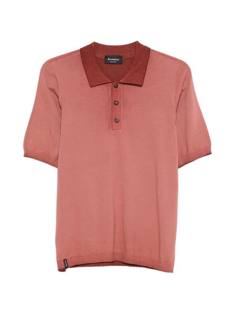 buttoned polo shirt