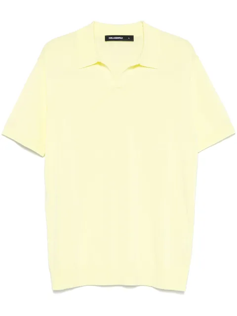 logo-embroidered polo shirt