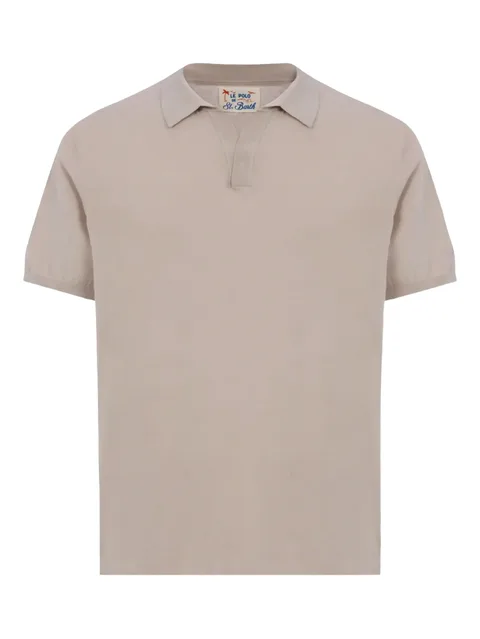 embroidered-logo polo shirt
