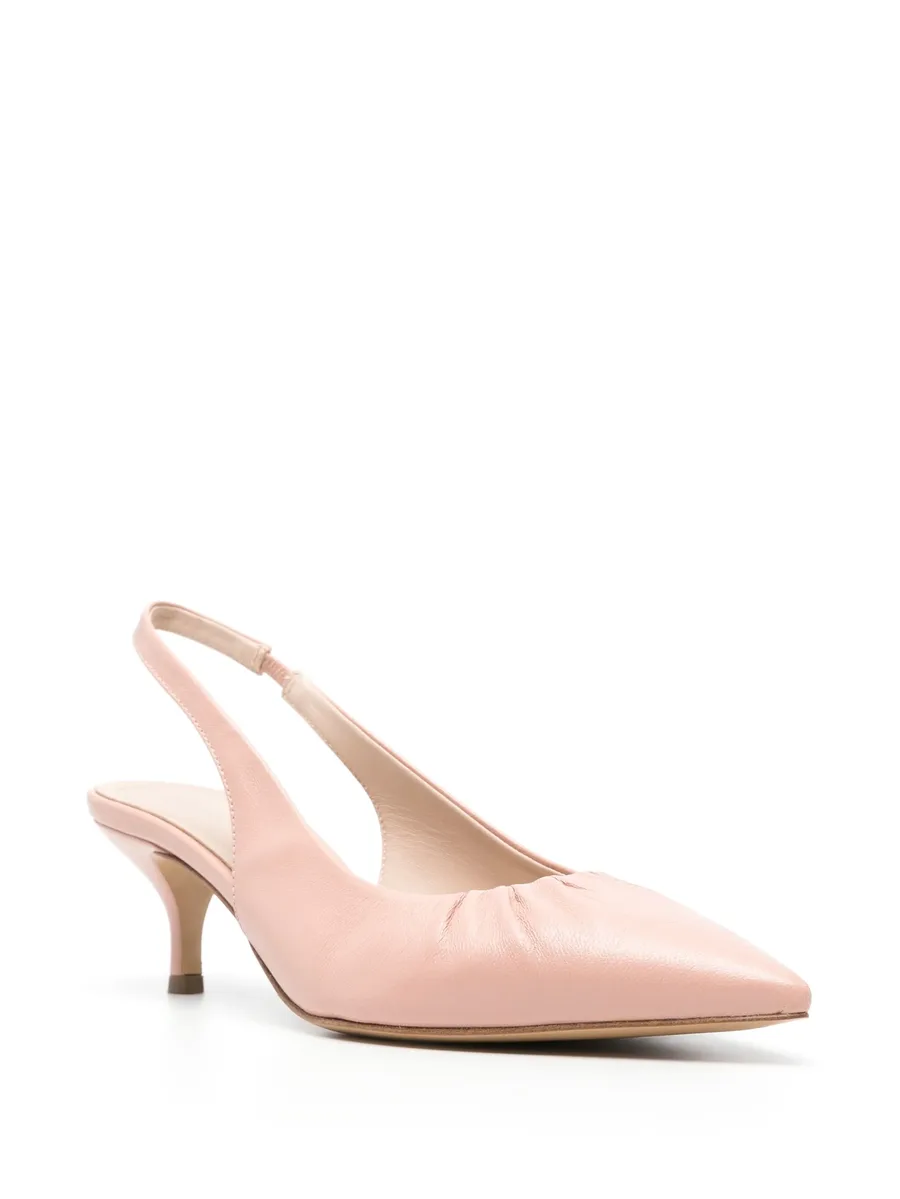 55mm ruched-detailed pumps 4