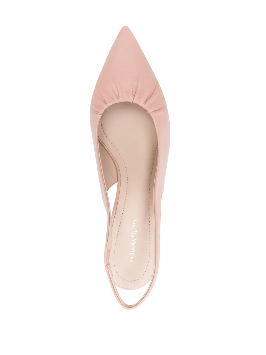55mm ruched-detailed pumps 8