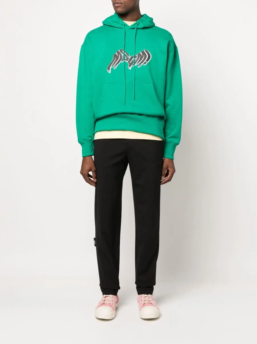 logo-waistband straight-leg trousers 3