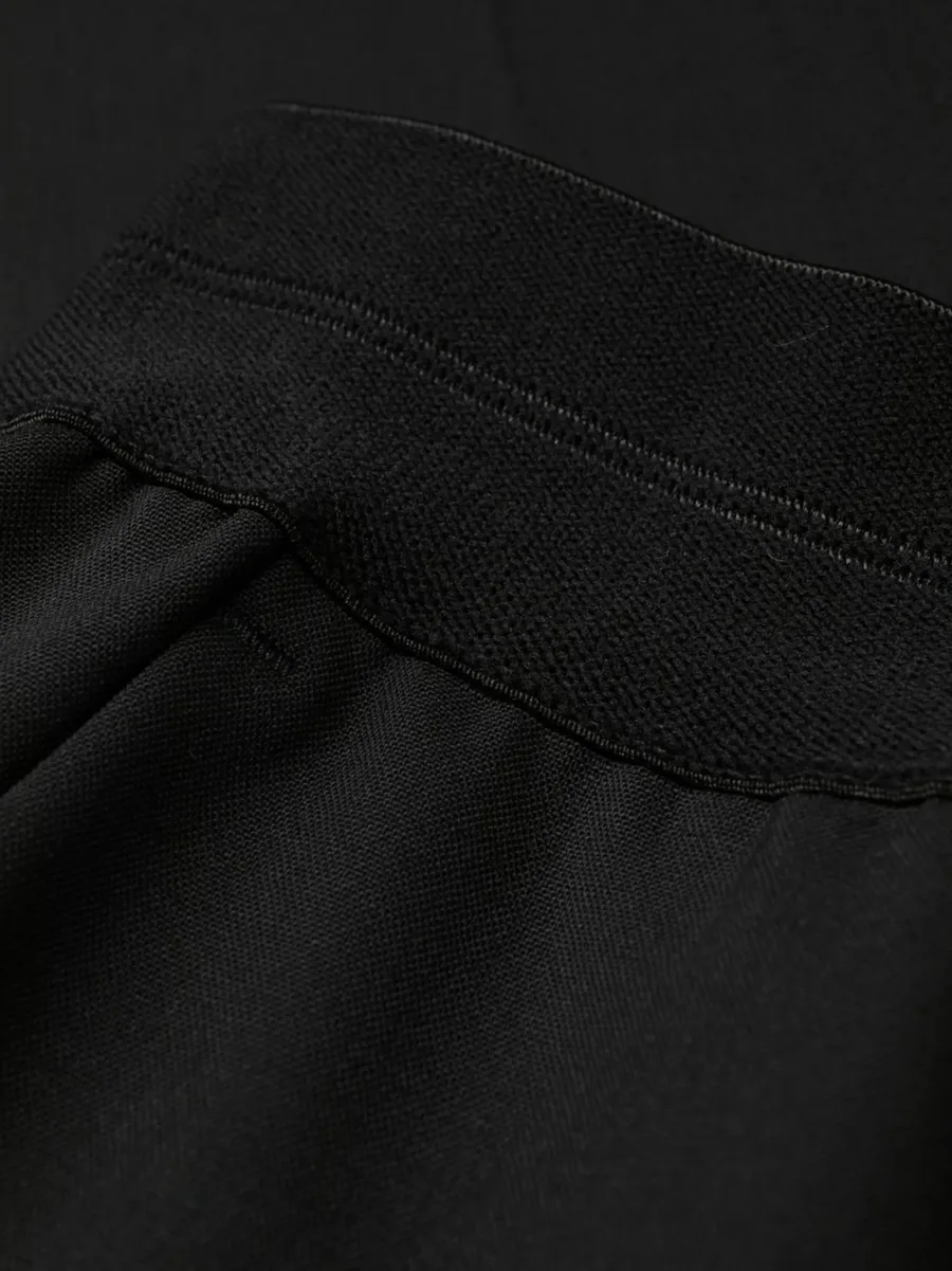 logo-waistband straight-leg trousers 10