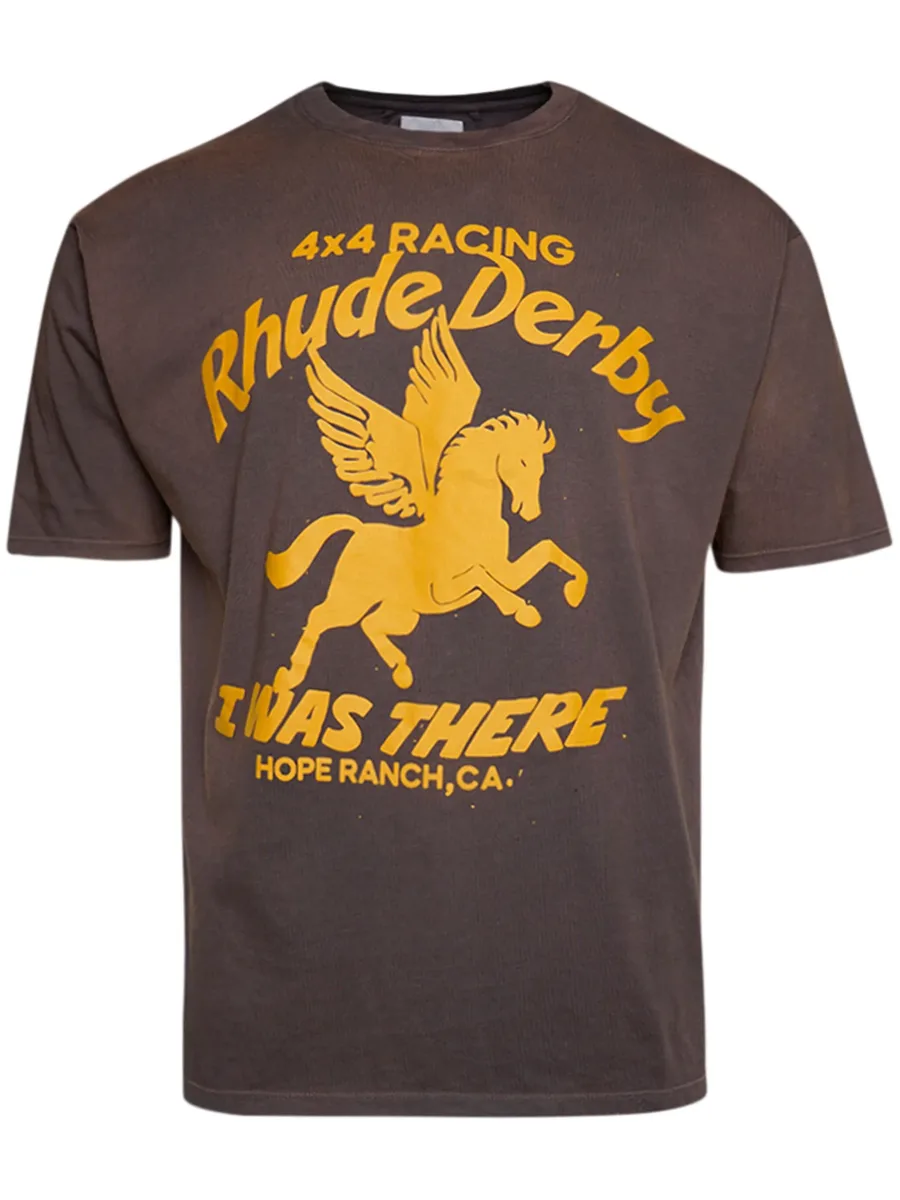 Derby logo-print T-shirt 2