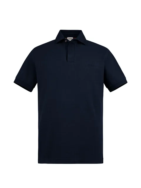 logo-embroidered polo shirt
