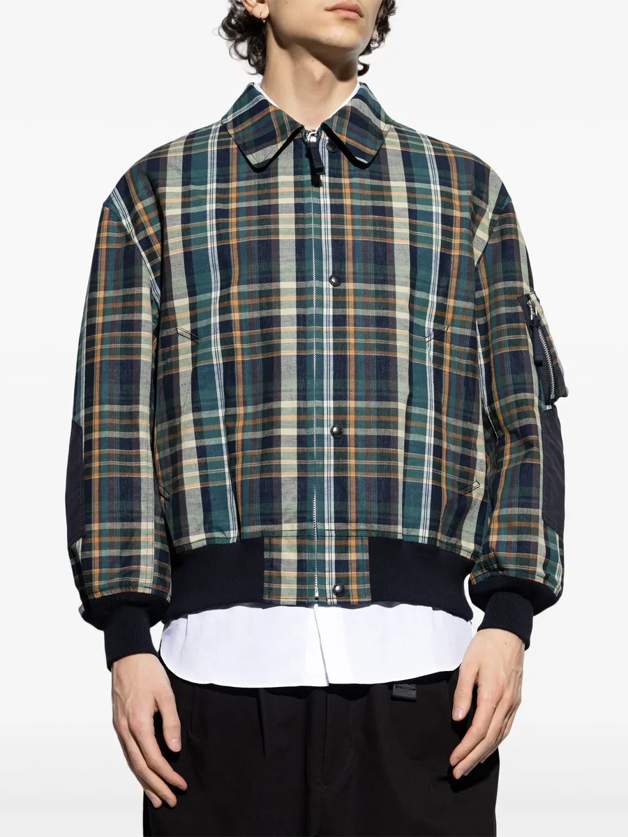 checked bomber jacket 5