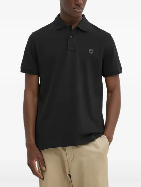 logo-detail polo shirt