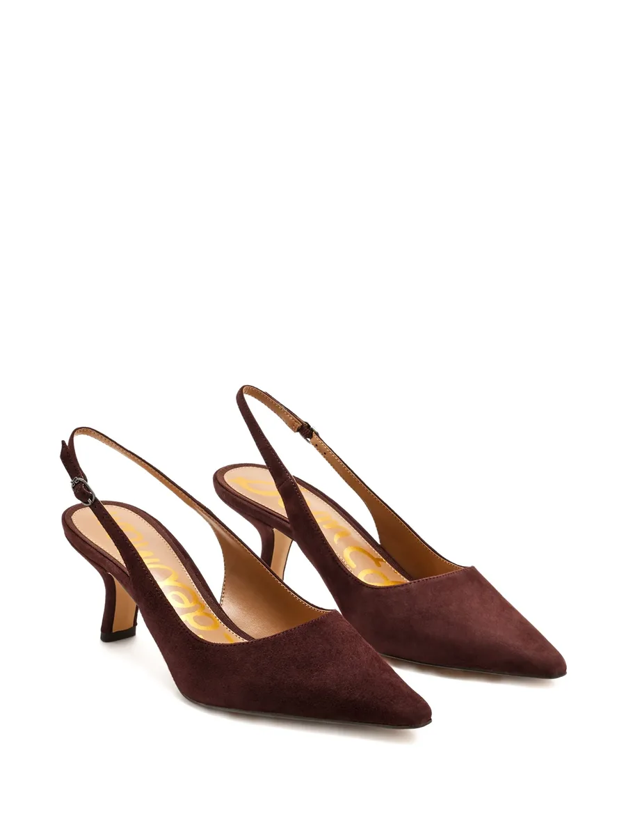60mm suede heeled pumps 4