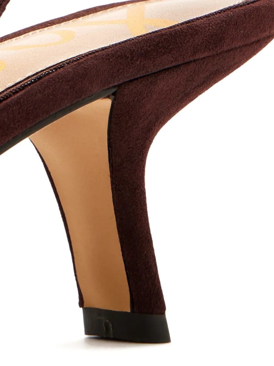 60mm suede heeled pumps 8