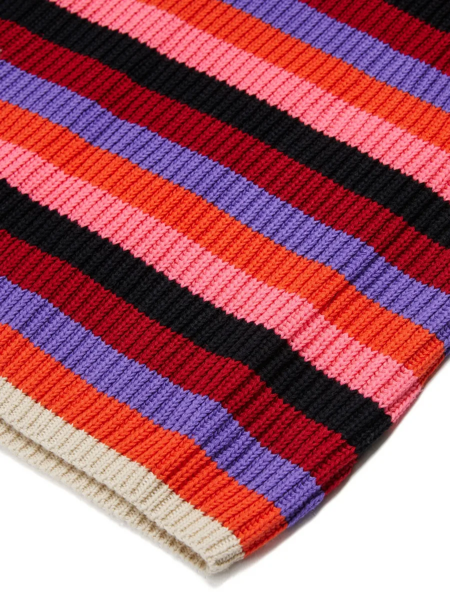 полосатое платье без рукавов 7