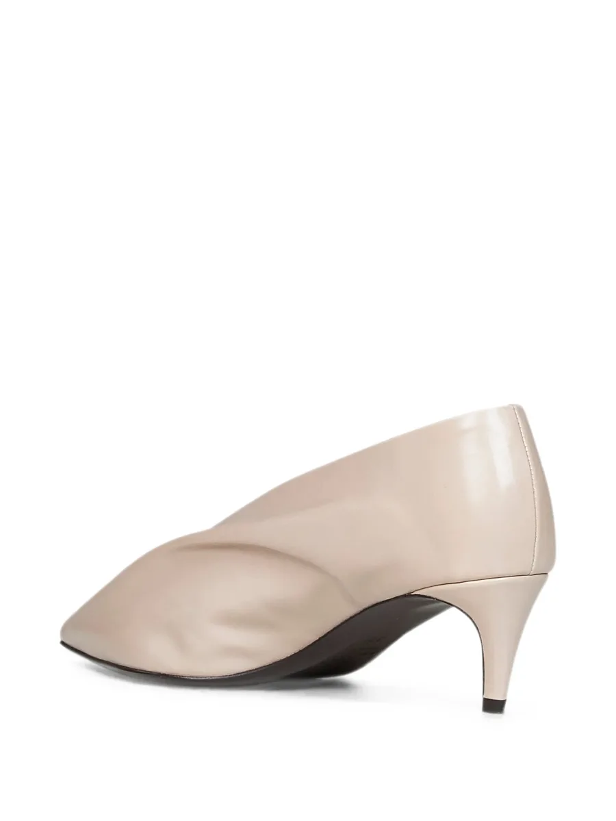 pleated pointed-toe pumps 7
