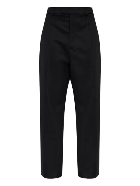 pleated wide-leg trousers